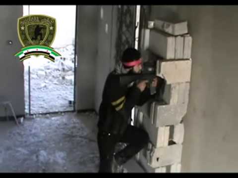 استهداف قناصي لواء الرضوان جنود النظام في حي جوبر في مدينة دمشق