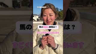 競走馬の可愛いエピソード😍 #今村聖奈 騎手に聞いてみました。 #競馬 #カンテレ競馬 #騎手 #エピソード