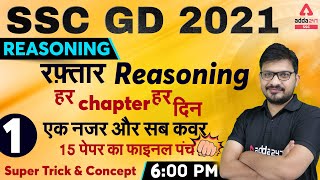 SSC GD 2021 | SSC GD Reasoning Tricks | SSC GD Model  | 15 Paper का Final Punch  #1