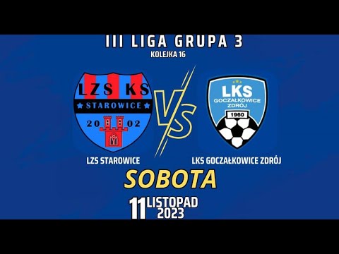 LZS STAROWICE DOLNE 2 -1 : LKS GOCZAŁKOWICE ZDRÓJ III Liga Gr. 3 KOLEJKA 16 2023/2024 SKRÓT