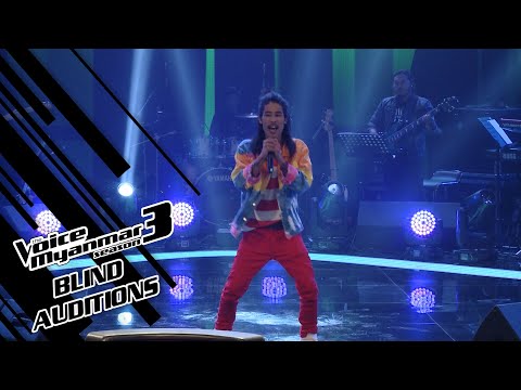 Ba Wa : "No Woman No Cry" - Blind Auditions - The Voice Myanmar Season 3, 2020