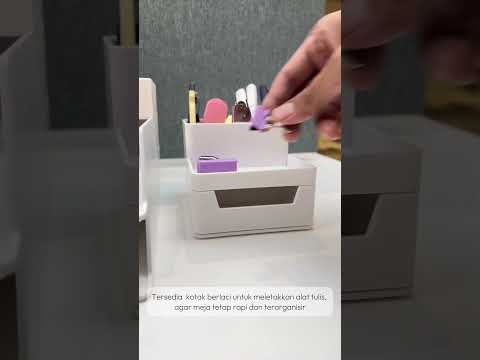 Gambar Stora Set Wabi Sabi Organizer Meja Stackable - Putih
