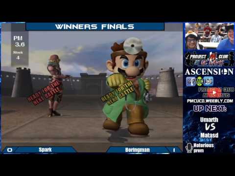 "Ascension 6/18/16" - Spark (Sheik) v. Boringman (Mario) - Winners Finals