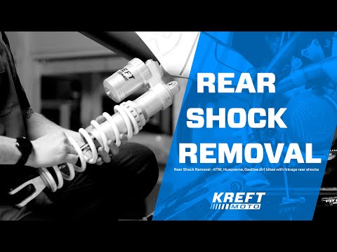 Rear Shock Removal - KTM, Husqvarna, GasGas dirt bikes with linkage rear shocks