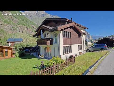 Randa🇨🇭 - Beautiful and Quite village near Zermatt Switzerland |Swiss Alps | 2023 4k HDR 60fps video