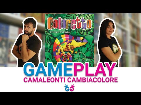 Coloretto Partita Completa tra camaleonti e @Recensioni Minute