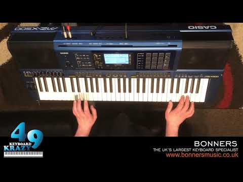 Casio MZ-X500 Keyboard - 1100 Sounds Part 4/5