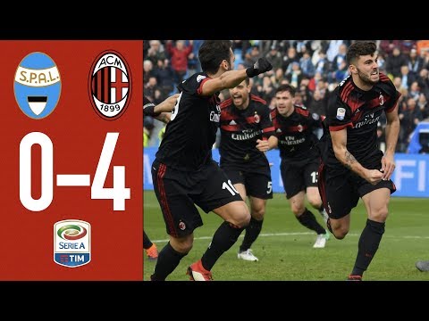 Highlights - SPAL 0 - 4 AC Milan - Serie A 2017/18