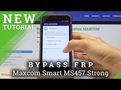 How to Bypass Google Verification in Maxcom Smart MS457 Strong
