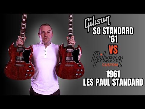 Gibson SG Standard 61 VS Gibson Custom 1961 Les Paul Standard