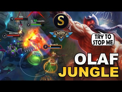 NO ONE CAN STOP YOU! HIT LIKE A TRUCK! | Olaf Jungle | Build & Runes | Wild Rift