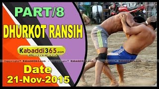 (1) Dhurkot Ransih ( Moga) Kabaddi Tournament 21 Nov 2015