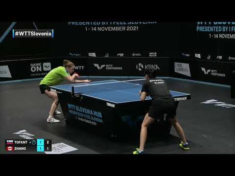 Ana Tofant vs Mo Zang | WTT Contender Laško 2021 | WS | R16