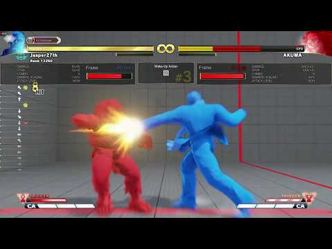 SFV AE 3.5 Urien punish Akumas dp with a 50/50