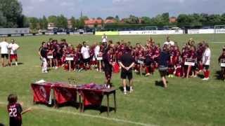 preview picture of video 'AC Milan-feestje op Schelle Sport, bij de prijsuitreiking'