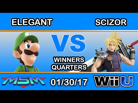 MSM 83 - Elegant (Luigi, Falcon) Vs. Scizor (Cloud, Falcon) Winners Quarters - Smash Wii U
