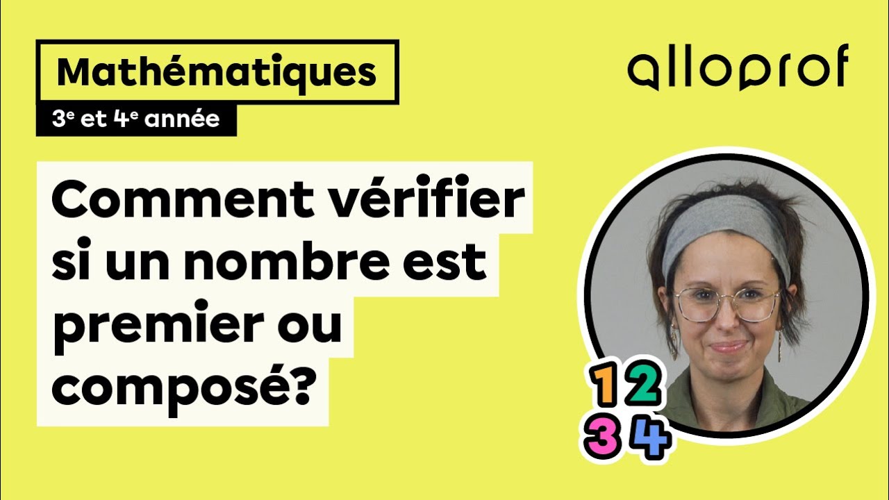 Les nombres premiers Primaire Primaire Alloprof