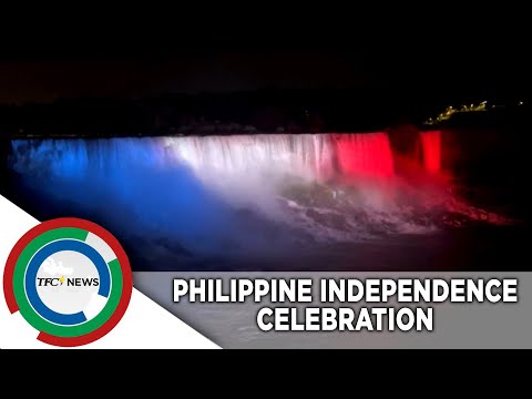 Niagara Falls light up in PH flag colors for 125th PH Independence Day TFC News Ontario, Canada