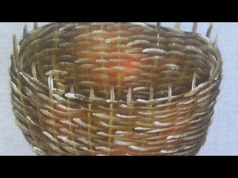 Pintura em tecido veja como fazer uma cesta em 5 minutos #Dicas e truques