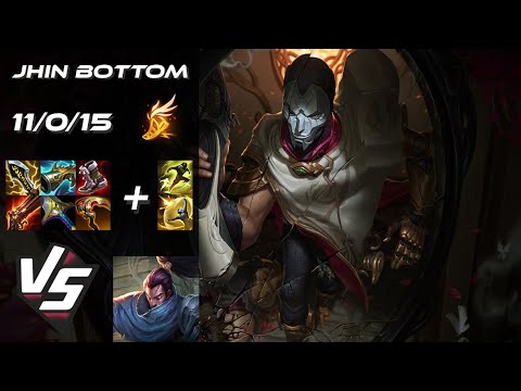 BOTTOM Jhin vs Yasuo - EU Challenger Patch 25.S2.4