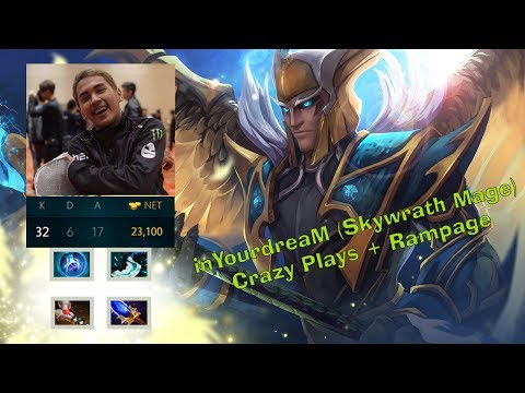 Total Disaster From inYourdreaM !!!  (Skywrath Mage ) RAMPAGE !!!