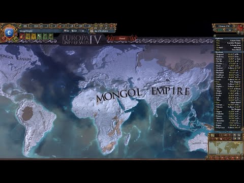 EU4 1.32 Oirat World Conquest (WC) at 1737