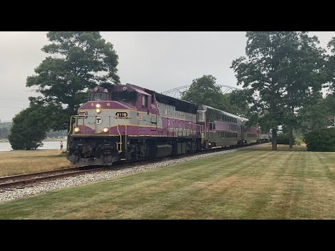 MBTA's Cape Flyer Departs Bourne