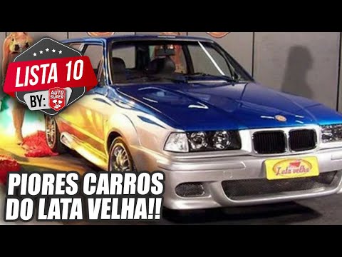 10 PIORES CARROS FEITOS PELO PROGRAMA DO LUCIANO HUCK - Lata Velha