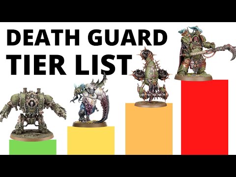 Codex Death Guard Unit Tier List for Warhammer 40K 10th Edition - Strongest and Weakest Units?