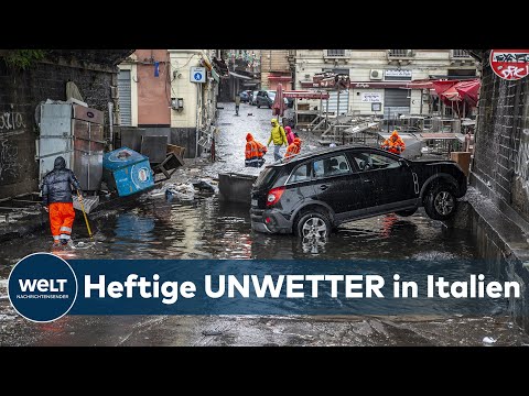 UNWETTER-KATASTROPHE in ITALIEN: Ganze Landstriche unter Wasser