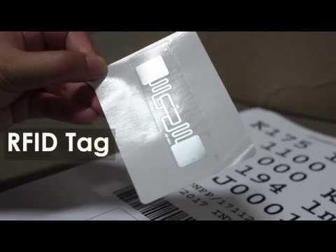 Rfid paper label, packaging type: box
