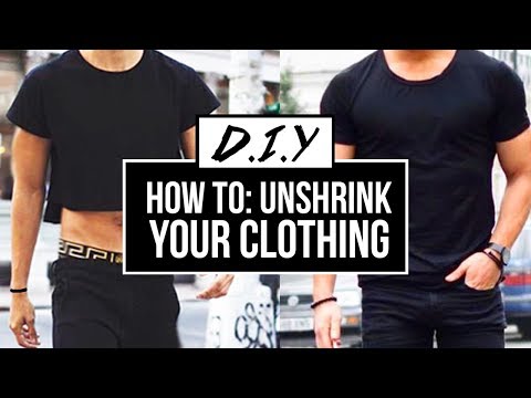 HOW TO: UNSHRINK YOUR CLOTHES (EASY) | DIY TUTORIAL | JAIRWOO