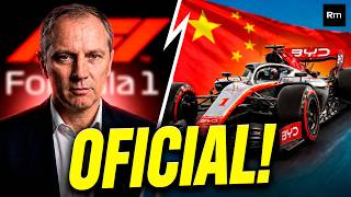 🚨 URGENTE: BYD CONFIRMA CONVERSAS COM A F1! E FIA TEM VAGA ESPECIAL RESERVADA PARA OS CHINESES #f1