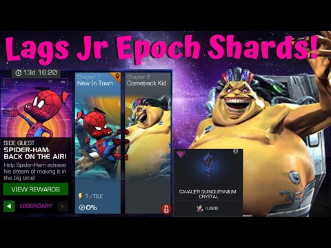 Lags Jr Epoch Shard Farming! Legendary Side Quest! Live! - Marvel Contest of Champions