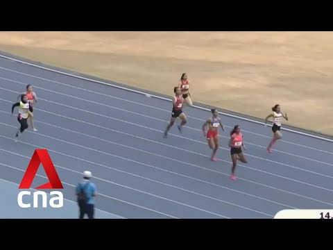 Shanti Pereira in action, water polo competition starts on Day 7 of SEA Games