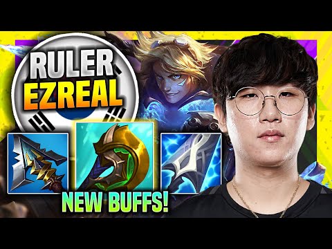 RULER TRIES EZREAL WITH NEW BUFFS! - GEN Ruler Plays Ezreal ADC vs Kai'sa! | Season 11