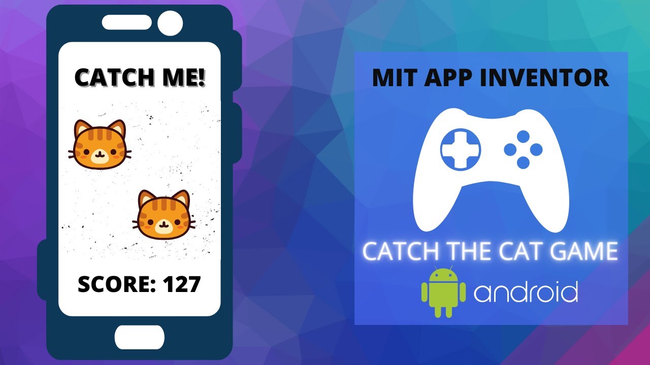 Create Catch The Cat Game || MIT App Inventor || Image Sprites