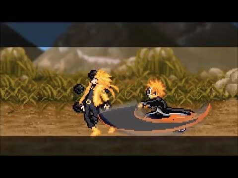 Naruto vs Ichigo (Naruto VS Bleach): Sprite Animation