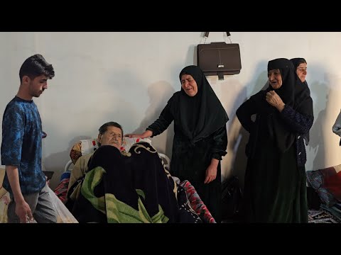 Solens tårar vid faderns säng; Ögonblicket som krossade hjärtan