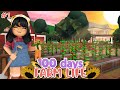 I Spent 100 DAYS as a FARMER in Bloxburg!! 🌻🥕 | Ep 1