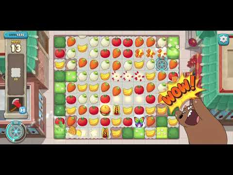 We Bare Bears Match3 Repairs Level 1235 - No Boosters