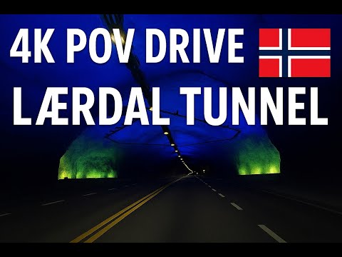 Inside Norway’s Epic Lærdal Tunnel 🚘✨ Full 4K POV Experience