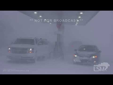 12-23-2022 Hamburg to Orchard Park, NY White out blizzard - Lines down - Disappearing everything