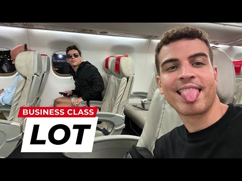 LOT Europe Business Class em 2023 ✈ E195 Varsóvia para Estocolmo
