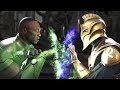 Injustice 2 : John Stewart Vs Doctor Fate - All Intro/Outros, Clash Dialogues, Super Moves