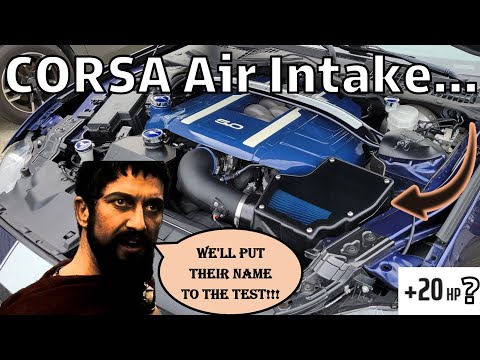 Installing and Testing Corsa Air Intake on a Mustang (S550 2018-2023)