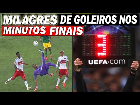 Os GOLS mais Épicos e Emocionantes de GOLEIROS nos Minutos Finais!!!