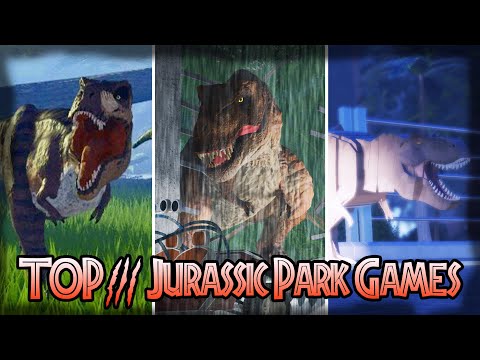 TOP 3 JURASSIC PARK GAMES IN ROBLOX!