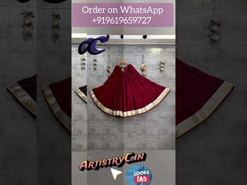 Lampa Border Rayon Cotton Lehenga