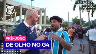 Torcedores de Fluminense e Grêmio sonham com o G4 ao final do Brasileirão